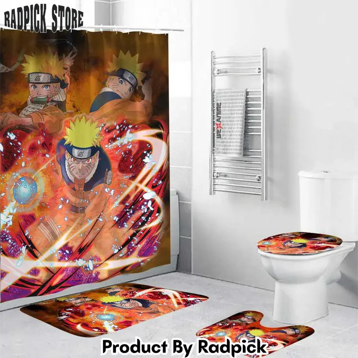 Uzumaki combo bathroom set anime decor idea   rp0207574